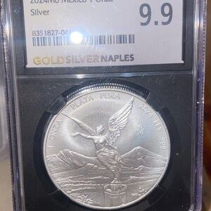 2024 Mexico 1 Onza Silver Coin